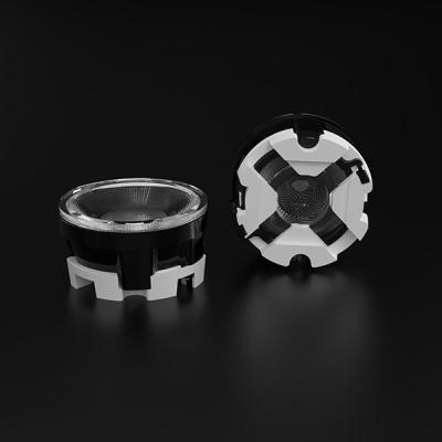 Angle de vision précis 15° Lentille Matériau PMMA pour l'éclairage intérieur COB Lentille de diamètre 25 mm