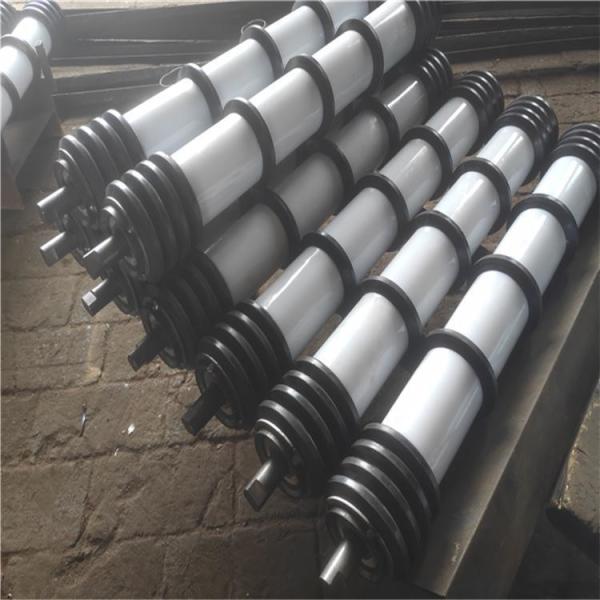 Belt System Rubber Disc 120mm Conveyor Return Roller Cema Carrier Roller
