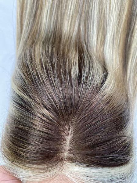 Ready to Ship Large Base 7x8 8x9 9''*9'' 9x10 Jewish Silk Base Topper Top Virgin Human Hair for Women 14-18inches Length