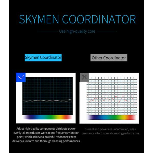 Ванна Skymen ультразвуковая для шаров для игры в гольф с подогревателем 200W 1,72 галлона