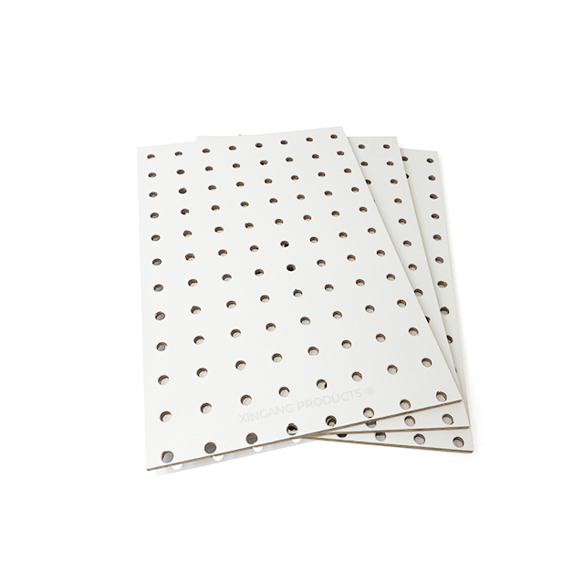Acoustic Perforated MDF Board Sound Absorbing Melamine Faced Fiberboard for Audiovisual Spaces