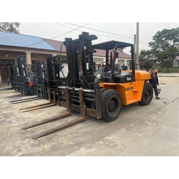 10T Used Forklift Truck Toyota Hangzhou R100 10 Ton Second Hand