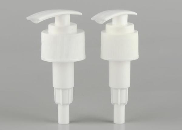 White Color Dispenser Bottle Cosmetic Lotion Pump 24/410 Size For Shampoo