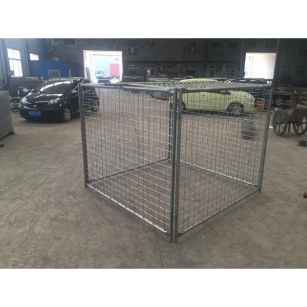 1500mm x 2000mm x 2000mm large size rubbish cage hot dipped galvanized rubbish cage contain