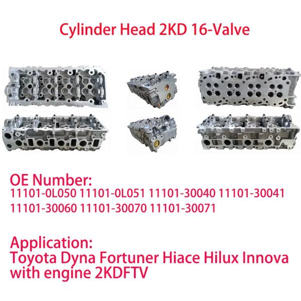 Toyota 2Y 3Y 4Y Cylinder Heads for 4Runner Crown Hiace Hilux Lite Ace Town Ace Toyota 2kd Cylinder Head for Hiace Hilux 2KDFTV