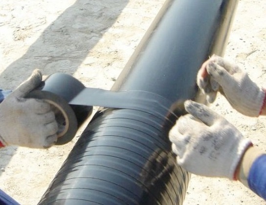 Подпольная изоляционная лента для прокладки труб ПЭ наружная бутиловая резина