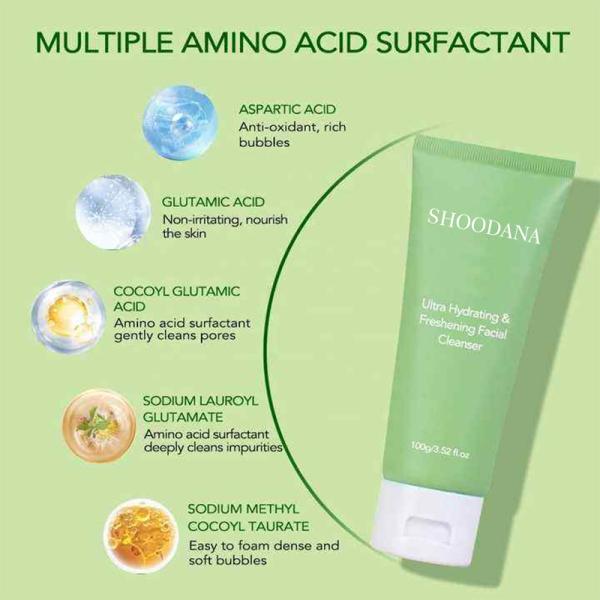 Baume nettoyant démaquillant à l'huile de graines de thé vert nourrissant et nettoyant en profondeur pour le visage, en marque de distributeur