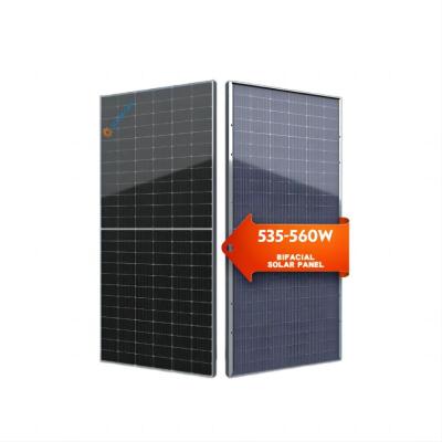 Painel da energia solar do SSD AH7G que telha o painel solar de 10BB 545w 555w para o uso residencial