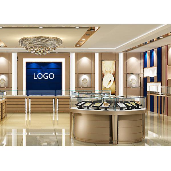 Витрины ювелирных изделий бежевый с лаком