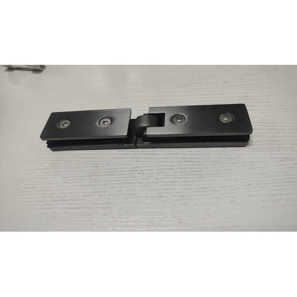 Glass Shower Hinge with silent bearing hinge pin ensures smooth noiseless opening and closing with rounded edges to prevent scratches