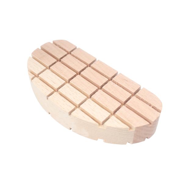 Black Beech Wood Cow Hoof Pad With 5CM Width