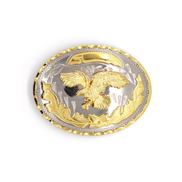 Wenzhou KML High Quality Fashion Handmade Oval 41mm 2 Color Metal Belt Buckle