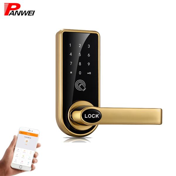 Mechanical Pin Code Door Lock Zinc Alloy For Wooden Iron Door Black Silver
