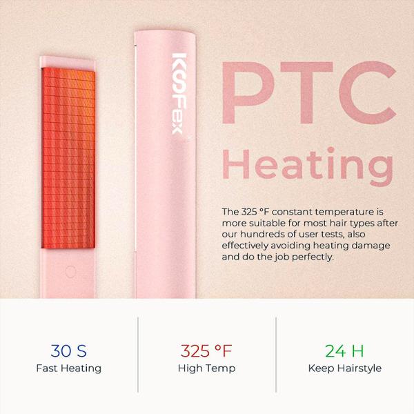 Travel Size Portable Hair Straightener Small Flat Irons Curling For Short Hair 1 Inch Styling Tools