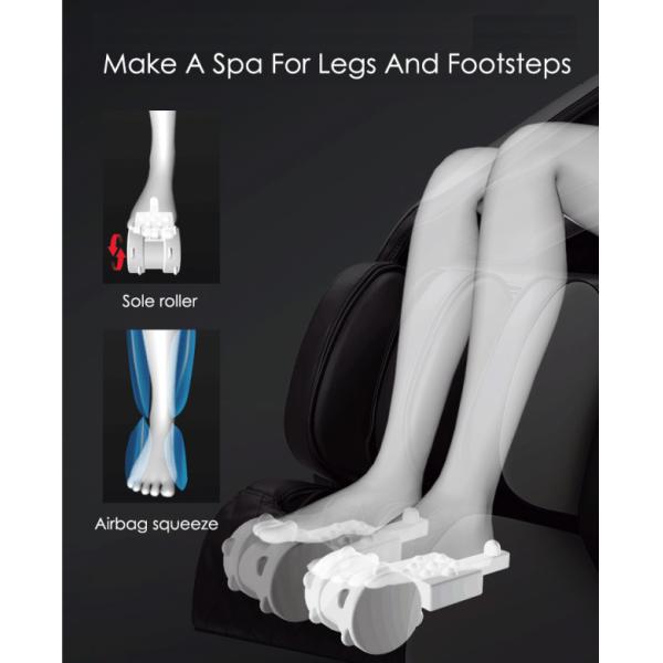 2d Luxury Zero Gravity Leather Recliner Massage Chairs TFT HD ISO9001