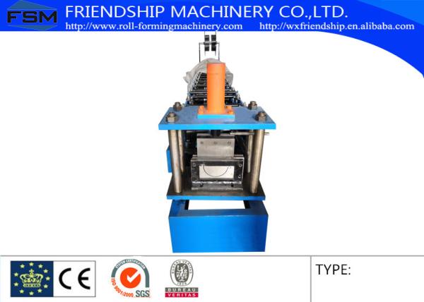 0.4-0.8mm Thickness Color Aluminum Half Round Gutter Roll Forming Machine