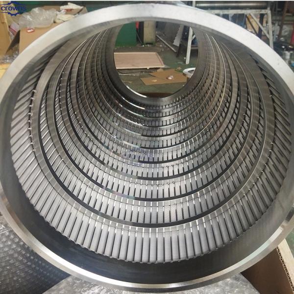 Customized Johnson Stainless Steel Wedge Wire Mesh Filter Screen Tube For Water Well Filtration