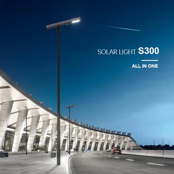 Solar Sensor Light Outdoor Intelligent Illumination Intensity Adjustment Black