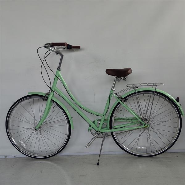 USA Canada Market 3 Speed Green Color Step Through City Cruiser Bike for Women Ladies