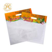 Fabrication personnalisée Sacs d'emballage transparents pour fruits et légumes frais Sacs en plastique Bopp avec poignée