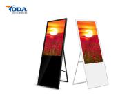 Double Sided Digital Advertising Display , Electronic Display Board With Battery