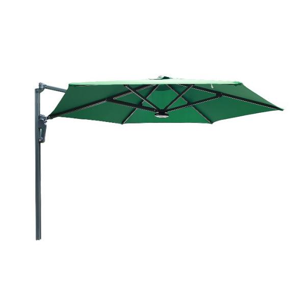2.5m Green Color Garden CE Wall Mount Parasol