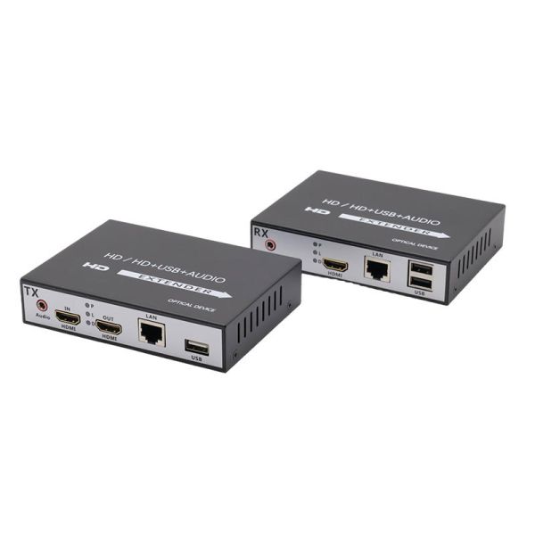 1080P HDMI Extender Over Cat5e/Cat6 LAN With USB KVM Audio HDMI Local Loopout