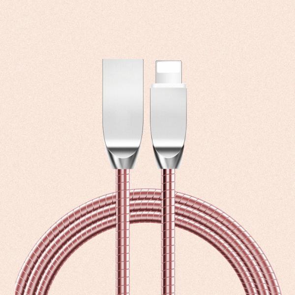 2.4A IPhone USB A to Lightning Cable 1m USB Data Transfer Cables Fast Charging
