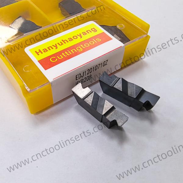 Ranurado CNC no estándar, recubrimiento PVD HYB208, Modelo EDJ1201071GZ, adecuado para materiales difíciles de mecanizar, excepto aleaciones de alta temperatura