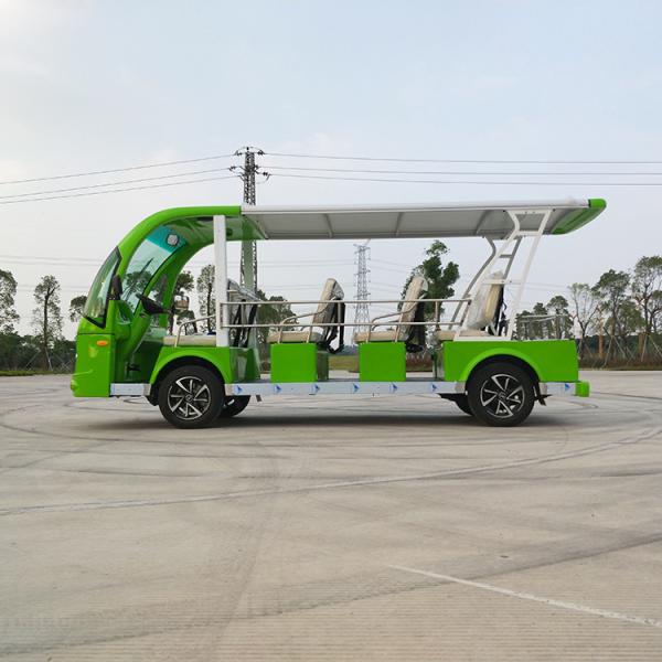 Low Speed Electric Shuttle Vehicles 14 Seaters New Design ISO9001 Certificate