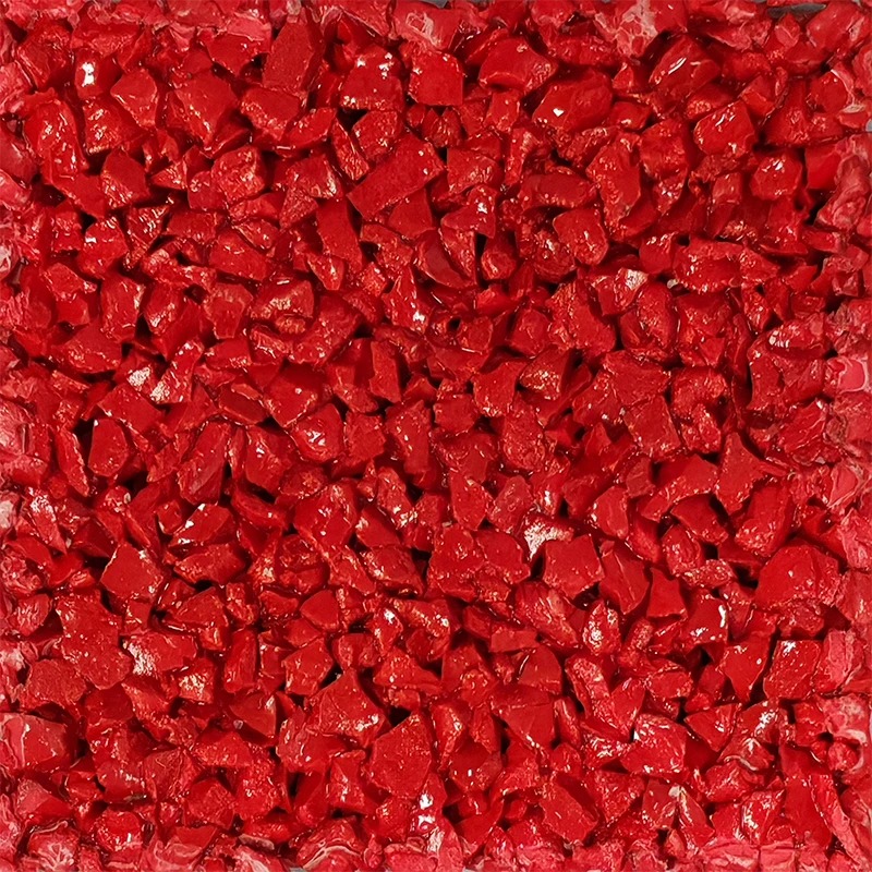 Red EPDM Rubber Granules 1-3mm for Running Track | Durable