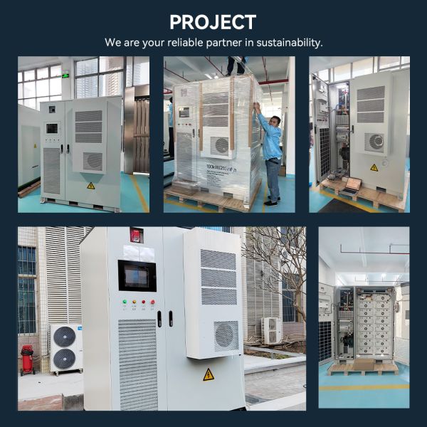 Commercial Industrial Solar Battery Energy Storage System 30kw-215kwh Lifepo4 Batteries Off/On Grid Options 50kwh-100kwh Range