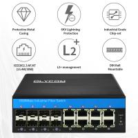 16 Ports industriels avec commutateur de fibre à gestion intelligente 1G/2.5G Fibre ERPS STP MSTP RSTP