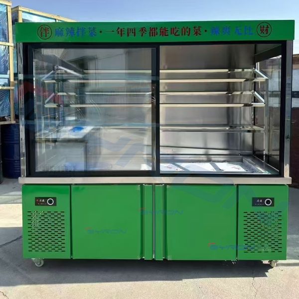 Hotpot Commercial Showcase Refrigerator Multi Deck Display Chiller