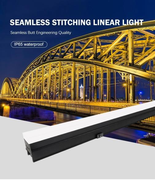 LED Wall Washer Ip65 For Outdoor Building Decor DMX512 RGB 12w LED Linear Light