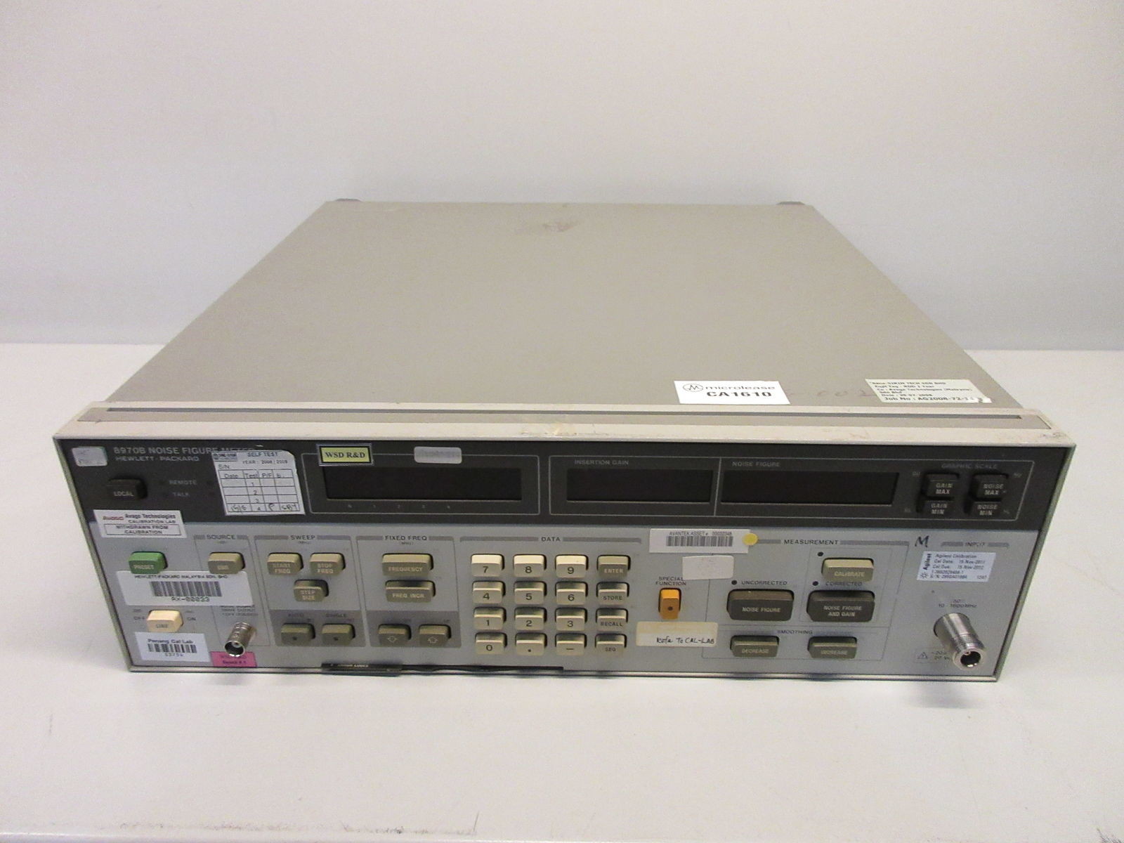 Диаграмма шума метр Keysight Agilent 8970B 10 MHz к 1600 MHz с 2047 MHz опционный