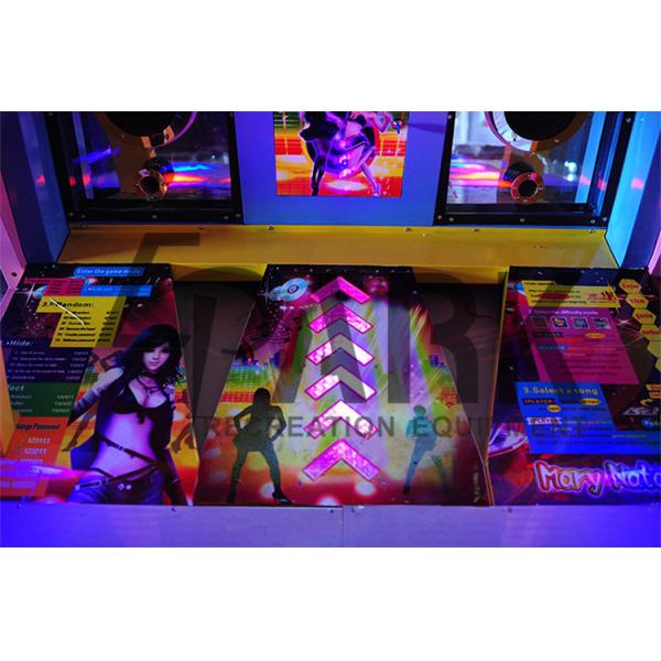 Fashion Amusement Dance Hero Arcade Machine For 1 - 2 Player 400W