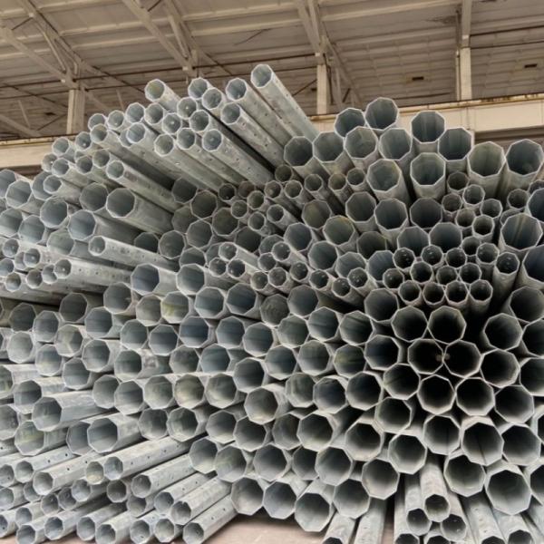 9m 10,5m Polvos de acero eléctrico Octagonal 3mm Galvanizado en caliente Costa Rica Q355