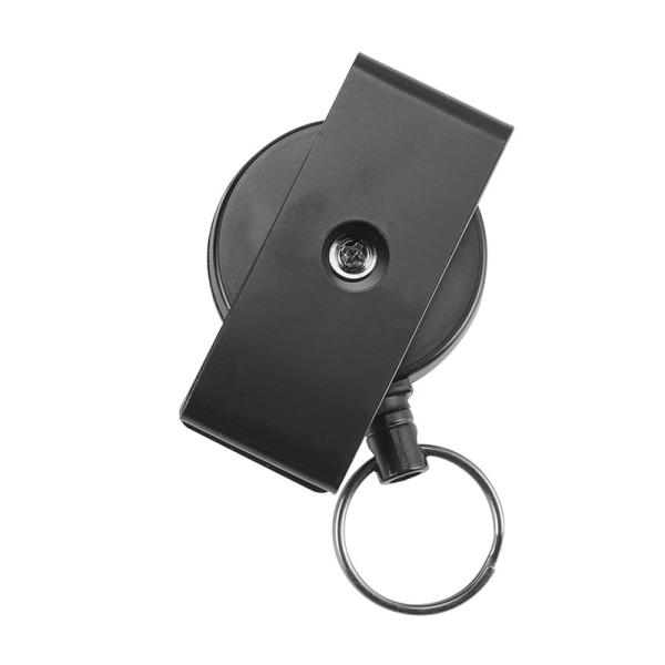 Deyi Badge Reel  Retractable Keychain Tactical ID Badge Holder Reel Heavy Duty Carabiner