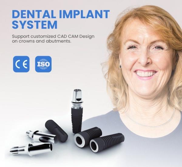 2D/3D Customized Dental Implant Prosthetic Abutment for Narrow Regular Neck Implants