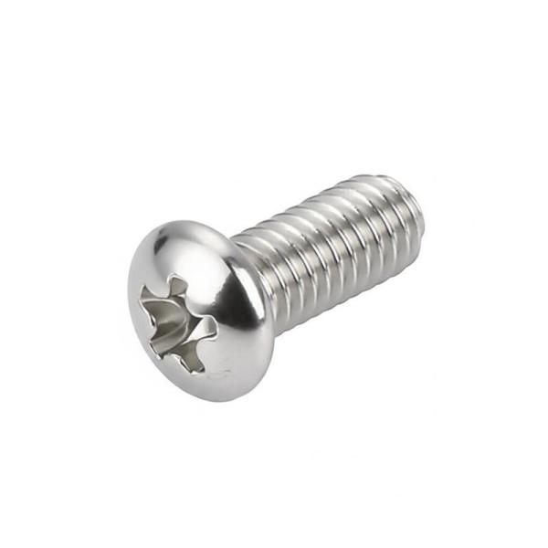 Tornillo de espejo de acero inoxidable M4, cabeza de hongo, M1-M8, 2-80mm