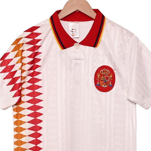 Spanish Retro Football Jersey 1994 Classic Away Design Supports Personalized Customized