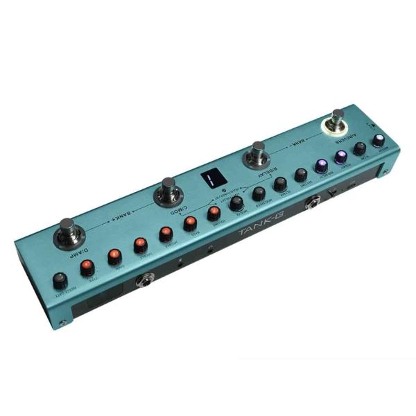 Custom Grand Wave TANK Rechargeable Guitar Multi-Effects Pedal Portable Accept Customized Pedal OEM