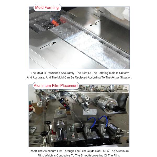 Машина упаковки волдыря ручки студня для жидкостных 6.2Kw 3500 вариантов/час