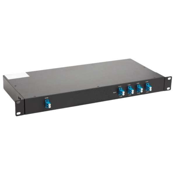 Compact 8 Channels CWDM Mux Demux 1RU Rack Mount Simplex BIDI Transmission Transforming