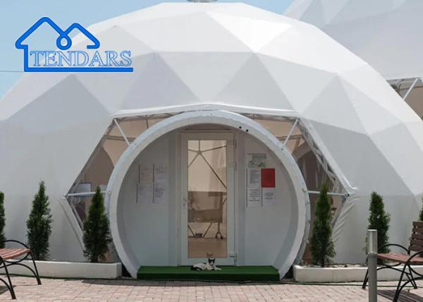 Custom Large White Dome Trade Show Marquee Tent Waterproof Commercial For Outdoor Events