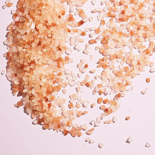 Flower Scents Aromatic Bath Salts Himalayan Mineral Salt In Glass Jar