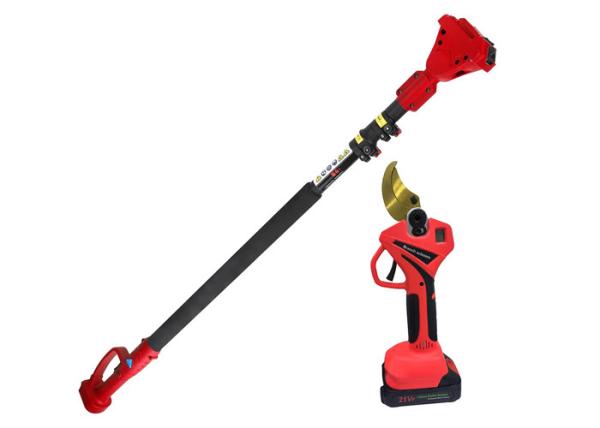 40mm Komok Cordless Electric Pruning Shears 21V With Extension Rod