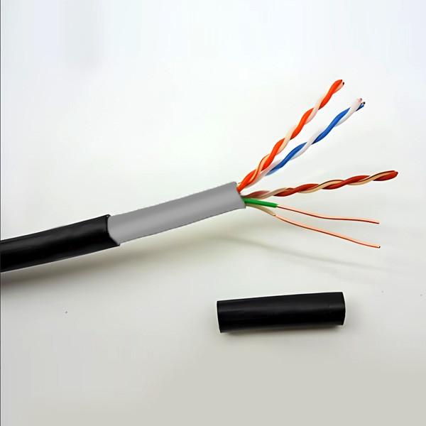 Bare Copper UTP CAT5E Cable 1000FT Outdoor 24AWG Extend To 350MHz Solid High Speed Cable
