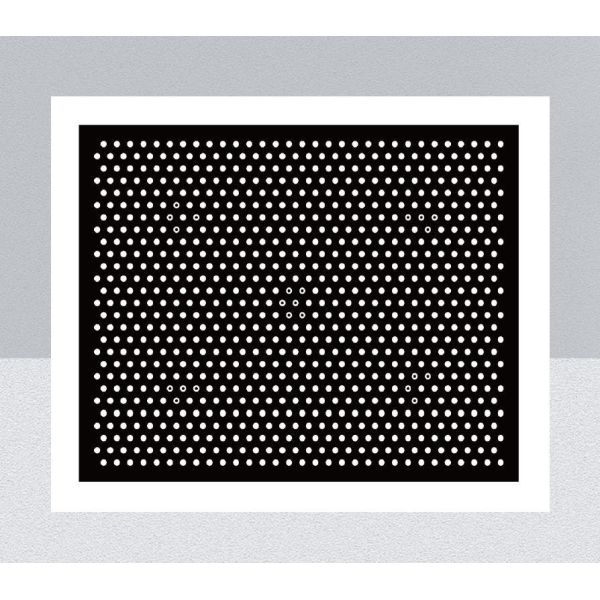 Photolithography White Film Dot Array Calibration Board Lightweight Impact Resistant